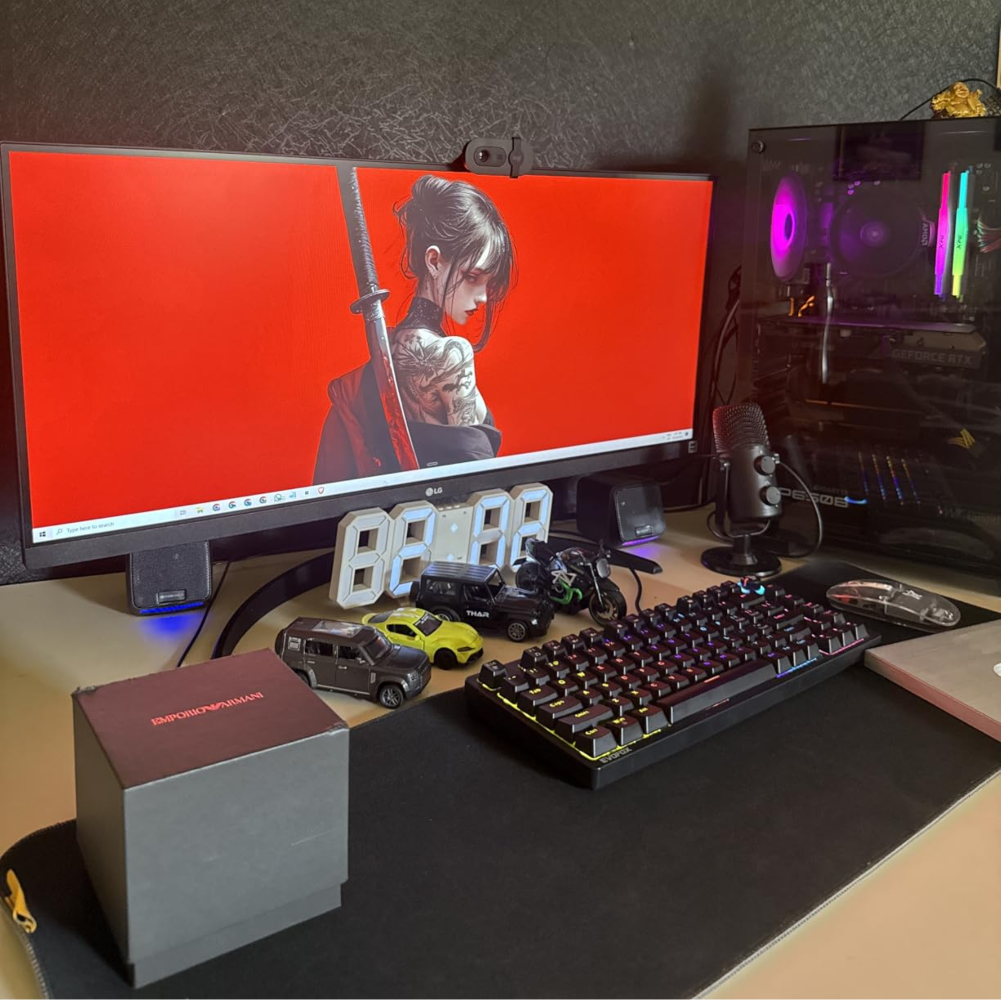 3D Minimalist Led Clock